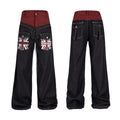 Womens Jeans With A Reverse Cross Design