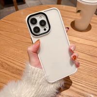 High-grade Metal Ring Transparent Mobile Phone Case