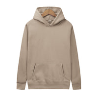 Short-sleeve Unisex Hoodie Pullover Jacket Solid Color