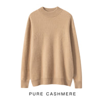 Men's Half-high Collar Cashmere Sweater Business Casual Sweater