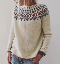 New Hot Sale Round Neck Multicolor Loose Fashion Pullover Sweater
