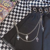 Men's And Women's Hanging Chain Decoration Trousers Ins Waist Chain