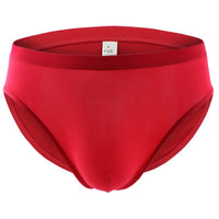 3D One Piece Nylon Ice Silk Triangle Men's Underpants