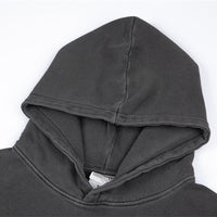 Cotton Terry Hoodie Autumn Solid Color