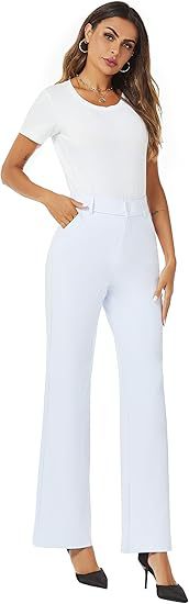Women's Commuter High-Waisted Wide-Leg Pants