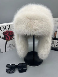 New Autumn And Winter Plush Imitation Fox Fur Hat