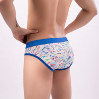 Men's Underwear Ice Silk Print Triangle Cotton