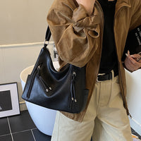 Womens Retro-Style Fashionable Casual High-Capacity Crossbody Bag
