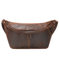 Men's Messenger Bag Sports Leather Outdoor