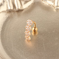 European And American Body Piercing Diamond-studded Belly Button Ring Belly Button Nail