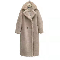 Sheep Shearing Coat Women's Mid-length Fur