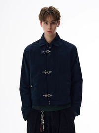 American Retro Jacket Short Wide Version Versatile Autumn Coat