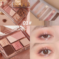Mini Color Matching Eye Shadow Plate Pearlescent Matte Large