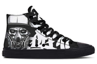 Printed Couple High Top Canvas Shoes