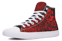 Printed Couple High-top Canvas Shoes