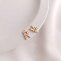 26 English Letter Pendant Earrings Necklace Bracelet Accessories