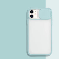 Frosted frame lens phone case