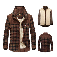 Fleece Padded Coat Lambswool Shirt