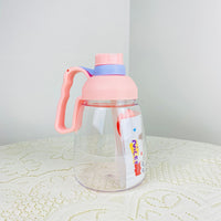 Cute Large Capacity Straw Water Cup Portable Sports Bottle