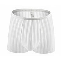 Striped Transparent Boxers Breathable Mesh