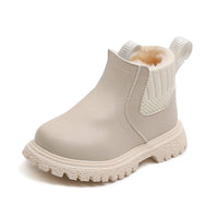 Winter Fleece-lined Children's Fashion British Booties
