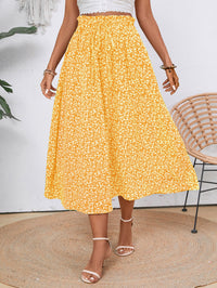 Casual Loose Pocket Skirt With Drawstring And Drape