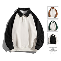 Autumn New Long Sleeve Top Coat All-match Bottom Lapel Sweater