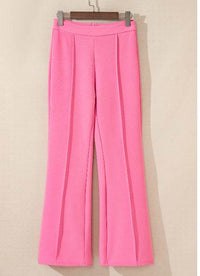 Sachet High Waist Central Seam Flared Pants