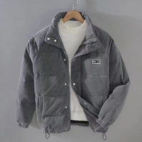 Men's Winter Japanese-style Retro Off-season Trendy Thickened Warm Jacket