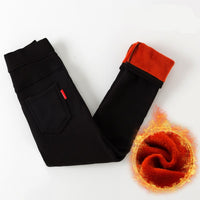 Leggings and fleece for children's winter wear