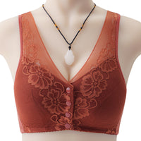 Fashion New Lace Front Buckle Women's Bra