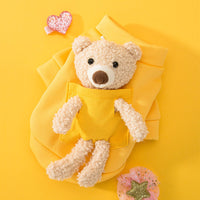 Cat cute teddy bear pet clothes two-legged clothes