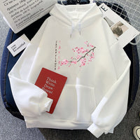 Womens Fashionable Printed Casual Loose Hoodie
