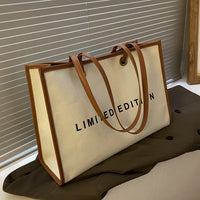 New Womens Stylish Canvas Tote Bag With Large Capacity