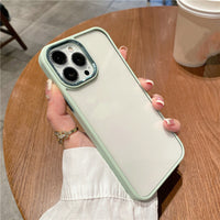 High-grade Metal Ring Transparent Mobile Phone Case