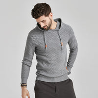 Autumn And Winter New Men's Brocade Sweater Long-sleeved Hoodie