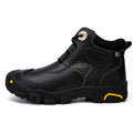 Outdoor Men's Leather High-top Hiking Shoes