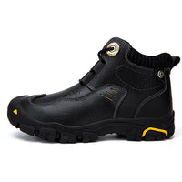 Outdoor Men's Leather High-top Hiking Shoes