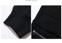 Zipper, leg pants, tooling pocket