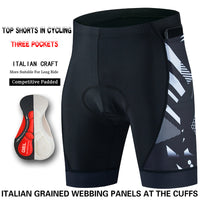 Three Pocket Bike Riding Shorts Men's Summer Hygroscopic Sweating Tight Silicone