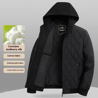Men's Autumn And Winter Thickening Jacket Hooded