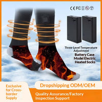 Winter Thermal-Regulating Chargeable Three-Speed Temperature-Controlled Heated Socks