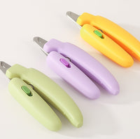 Newly Designed Pet-specific Banana-shaped Nail Clippers - The Ultimate Nail Shears For Pets