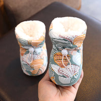 Baby Cotton Shoes Fleece-lined Thick Soft Soled Warm