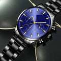 Men's Stainless Steel Fashion Calendar Quartz Watch