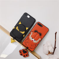 Cartoon Creative Leather Mobile Phone Case