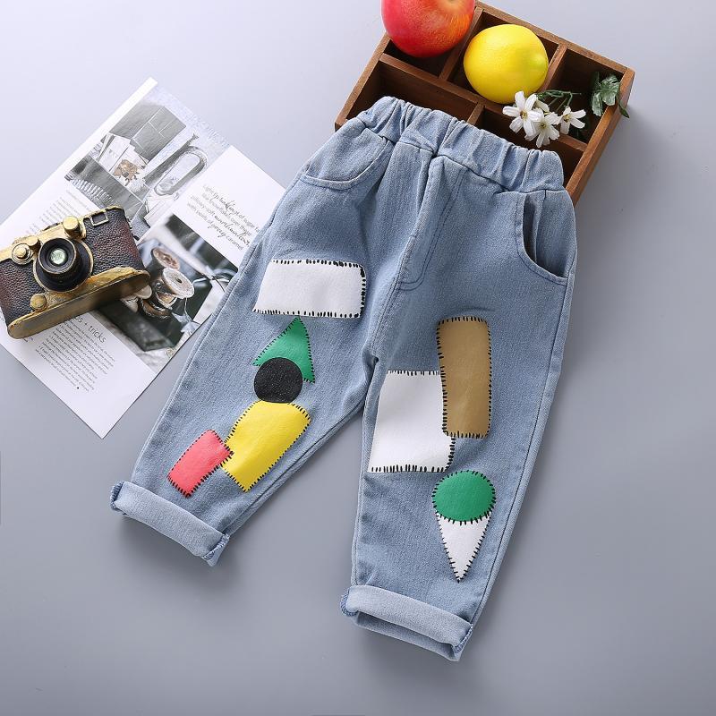 Boys' sports casual jeans spring