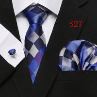Paisley Series European And American Fashion Tie Three-piece Suit