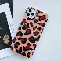 Compatible with Apple, Shockproof Silicone Soft Case for IPhone 11 Pro Xs Max X Xr 7 Plus 8 6S 6 SE 12 Mini Fruits Marble Leopard Bumper Cover