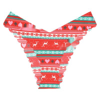 Women's Lightweight Christmas Printed Underwear